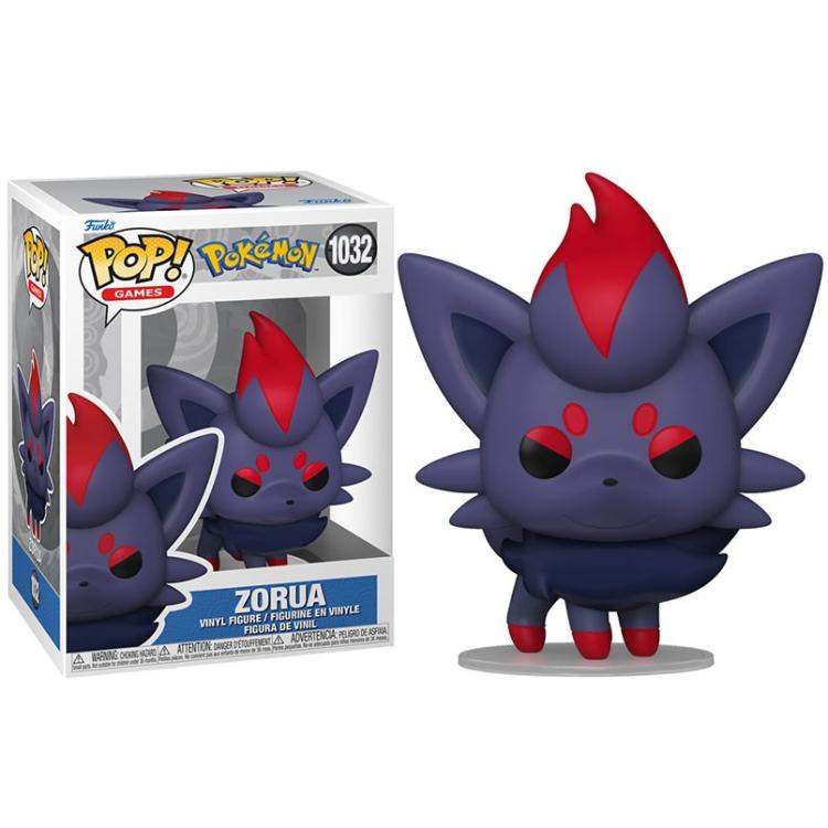 Funko Pop ! Games Pokemon - (1032) Zorua Vinyl Figure 9Cm Statuetta Nuovo