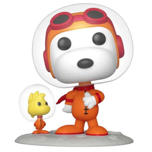 Funko Pop ! Television - Peanuts (1679) Astronaut Snoopy & Woodstock Figure 9Cm