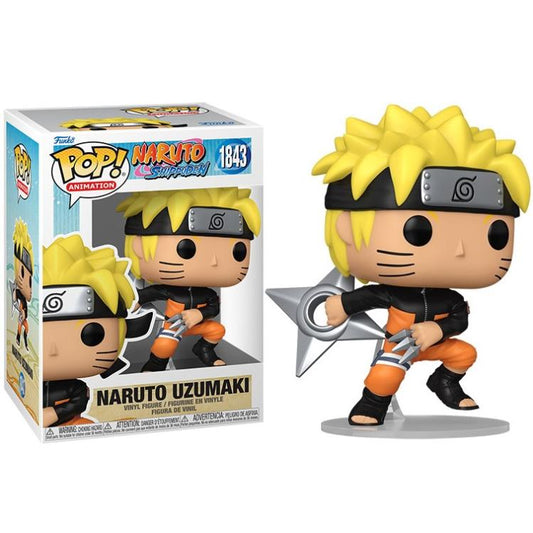 Funko Pop ! Animation - Naruto Shippuden (1843) Naruto Uzumaki W/Shuriken 9Cm