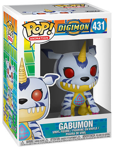 Funko Pop ! Animation Digimon - (431) Gabumon Figure Vinyl 9Cm Statuetta Anime