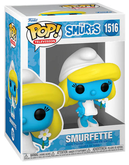 Funko Pop ! Television I Puffi - (1516) Puffetta Figure The Smurfs Smurfette 9Cm