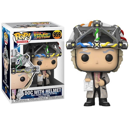 Funko Pop ! Movies Back To The Future - (959) Doc With Helmet Ritorno Al Futuro