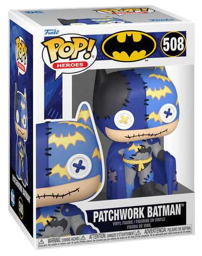 Funko Pop ! Dc Comics Heroes - (508) Patchwork Batman Vinyl Figure Statuetta 9Cm
