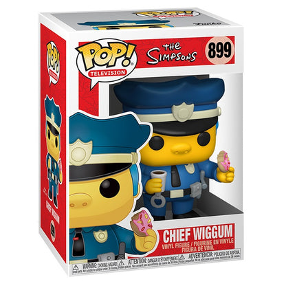 Funko Pop ! Television- The Simpsons (899) Chief Wiggum Vinyl Figure 9Cm Statua