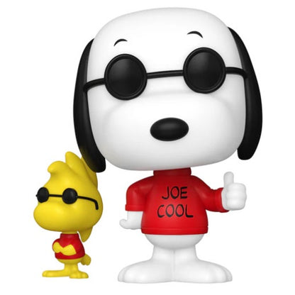 Funko Pop ! Television - Peanuts (1680) Joe Cool & Woodstock Vinyl Figure 9Cm