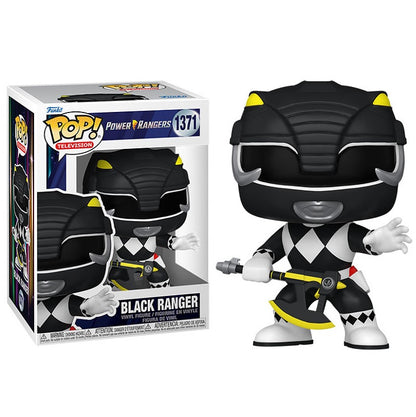 Funko Pop ! Tv Power Rangers 30Th - (1371) Black Ranger Nero Figure Vinyl 9Cm