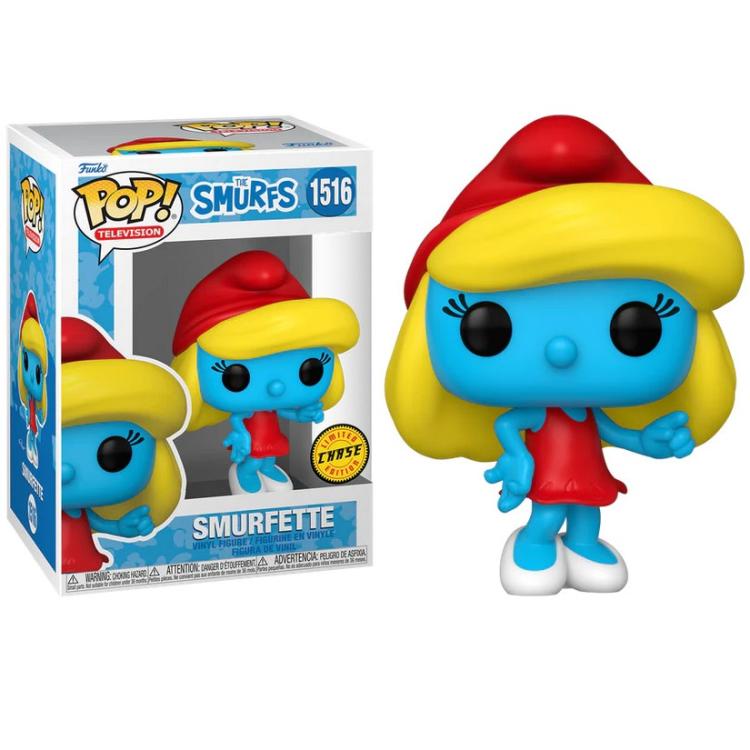 Funko Pop ! Tv I Puffi - (1516) Puffetta Figure The Smurfs (Chase) Smurfette 9Cm