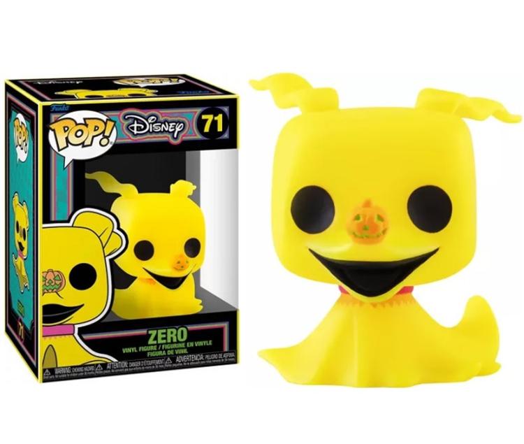 Funko Pop ! The Nightmare Before Christmas Disney - (71) Zero Ghost Blacklight