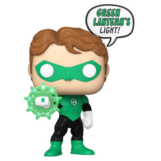 Funko Pop! Heroes (530) Green Lantern Light (Lanterna Verde) G.I.T.D. Figure 9Cm