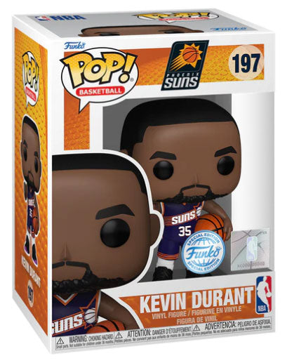 Funko Pop ! Basket Nba Phoenix Suns - (197) Kevin Durant Icon Edition Jeresey Kd