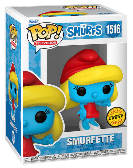 Funko Pop ! Tv I Puffi - (1516) Puffetta Figure The Smurfs (Chase) Smurfette 9Cm
