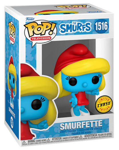 Funko Pop ! Tv I Puffi - (1516) Puffetta Figure The Smurfs (Chase) Smurfette 9Cm