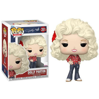 Funko Pop ! Rocks - Dolly Parton (351) Dolly Parton '77 Tour Live Figure Music