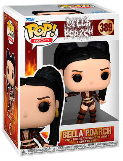 Funko Pop ! Rocks - (389) Bella Poarch Tik Toker Vinyl Figure 9Cm Bambola Singer