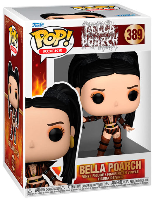 Funko Pop ! Rocks - (389) Bella Poarch Tik Toker Vinyl Figure 9Cm Bambola Singer