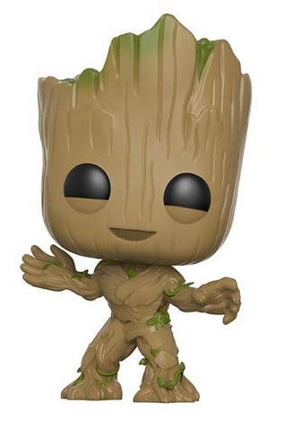Funko Pop ! Marvel Guardians Of The Galaxy 2 - (202) Young Groot Figure 9Cm