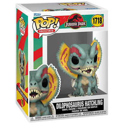 Funko Pop ! Movies - Jurassic Park (1718) Dilophosaurus Hatchling Figure 9Cm