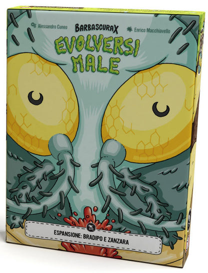 BARBASCURA X - EVOLVERSI MALE GIOCO DI CARTE ESPANSIONE BRADIPO E ZANZARA GIOCHI