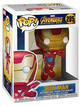 Funko Pop ! Marvel Avengers Infinity War - (285) Iron Man Figure Vinyl 9Cm Nuovo