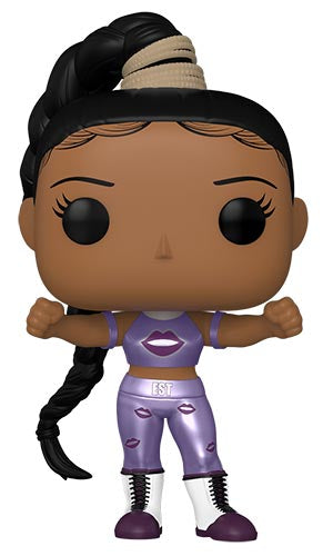 Funko Pop ! Wwe Wrestling - Bianca Belair (108) Kiss Dress Purple Figure 9Cm