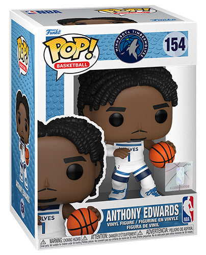 Funko Pop ! Basketball Timberwolves Nba - Anthony Edwards (154) Figure Vinyl