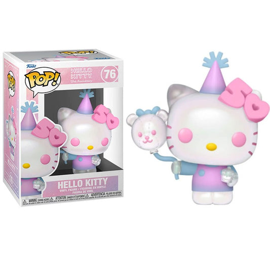 Funko Pop ! Hello Kitty 50Th - (76) Hello Kitty W/ Balloons (Palloncini) Figure