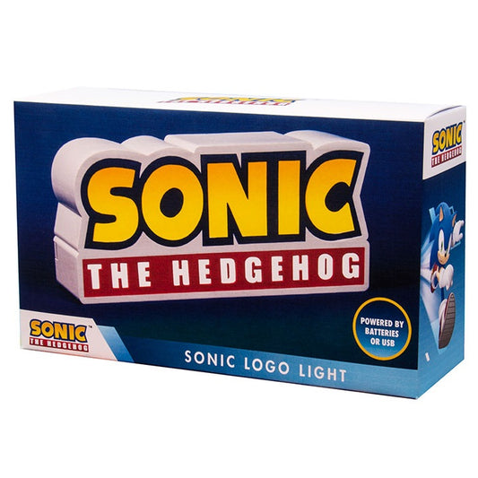 Fizz Lampada Sonic The Hedgehog Logo Light Lampada Notturna Da Tavolo Scrivania