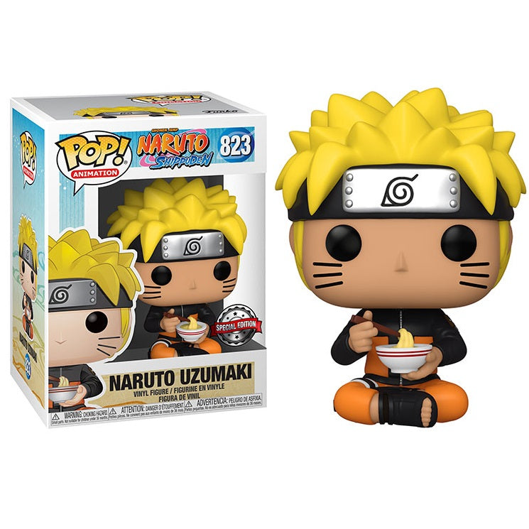 Funko Pop ! Animation Naruto Shippuden - (823) Naruto Uzumaki W / Noodles 9Cm