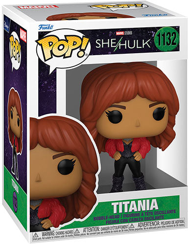 Funko Pop ! Marvel Disney+ She Hulk - Titania (1132) Girl Film Vinyl Figure 9Cm