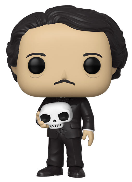 Funko Pop ! Icons Edgar Allan Poe (21) Teschio Skull Special Glow In The Dark