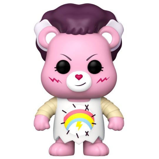 Funko Pop ! Care Bears Monsters (1626) Cheer Bear As Bride Of Frankenstein 9Cm