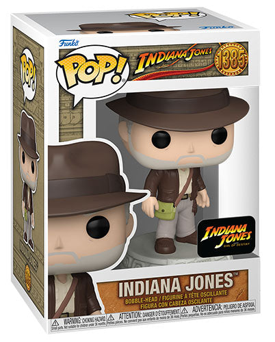 Funko Pop ! Movies Indiana Jones - (1385) Indiana Jones Bobble Vinyl Figure 9Cm