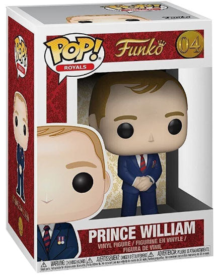 Funko Pop ! Royals (04) - Prince William Duke Of Cambridge Figure Royal Family