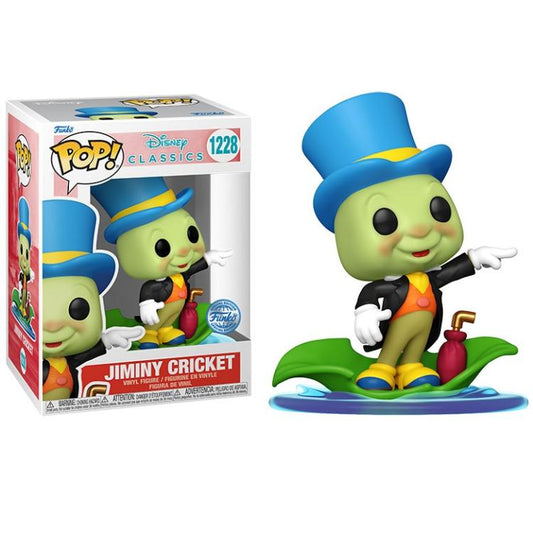 Funko Pop ! Disney Classics Pinocchio - (1228) Jiminy Cricket Grillo Parlante Ex