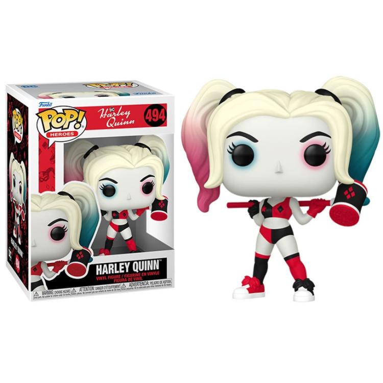 Funko Pop ! Heroes Harley Quinn Animated Series - (494) Harley Quinn Figure 9Cm
