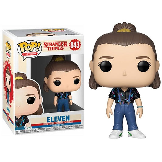 Funko Pop ! Stranger Things - (843) Eleven Figure 9Cm Undici Vinyl Con Codino