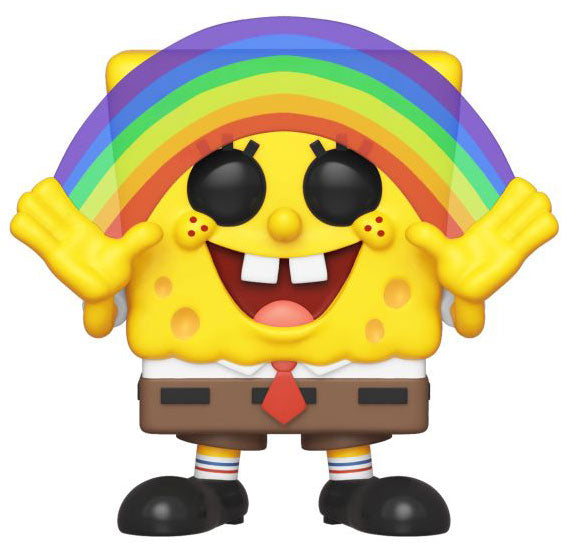 Funko Pop ! Animation Spongebob Squarepants - (558) Spongebob W / Rainbow 9Cm