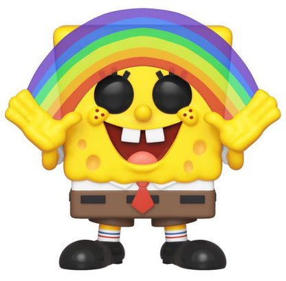 Funko Pop ! Animation Spongebob Squarepants - (558) Spongebob W / Rainbow 9Cm