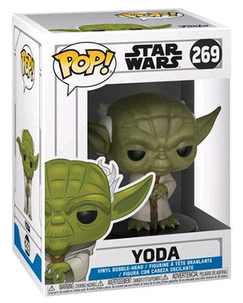 Funko Pop ! Star Wars - (269) Yoda Vinyl Figure Guerre Stellari 9Cm Movie Vinyl