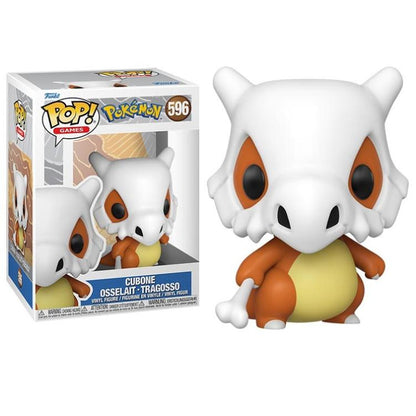 Funko Pop ! Games Pokemon - Cubone (596) Osselait Tragosso Maschera Vinyl Figure