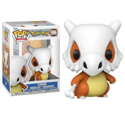 Funko Pop ! Games Pokemon - Cubone (596) Osselait Tragosso Maschera Vinyl Figure