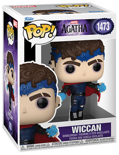 Funko Pop ! Marvel Agatha All Along - (1473) Wiccan Figure Vinyl Asgardian 9Cm