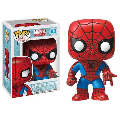 Funko Pop ! Marvel Universe - (03) Spider-Man Figure Uomo Ragno Spiderman 9Cm