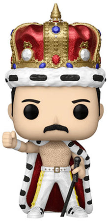 Funko Pop ! Rocks - Queen (184) Freddie Mercury King Diamond Special Exm 9Cm