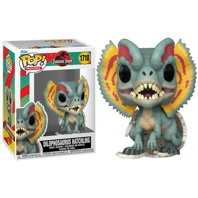 Funko Pop ! Movies - Jurassic Park (1718) Dilophosaurus Hatchling Figure 9Cm