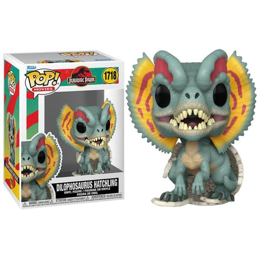 Funko Pop ! Movies - Jurassic Park (1718) Dilophosaurus Hatchling Figure 9Cm