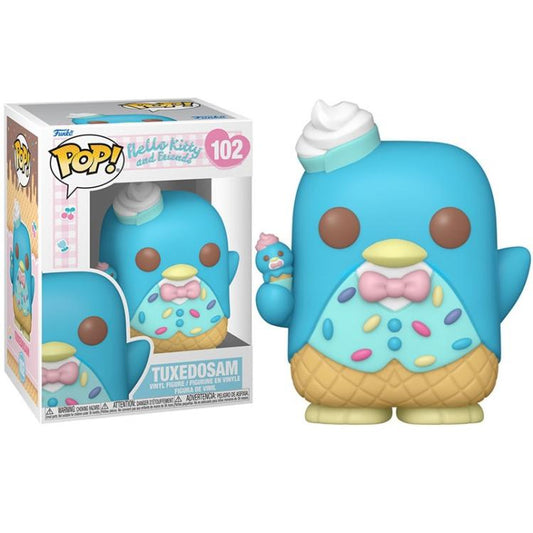 Funko Pop ! Hello Kitty And Friends (102) Tuxedosam Ice Cream Vinyl Figure 9Cm