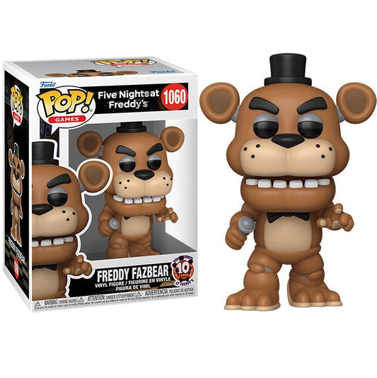 Funko Pop ! Five Nights At Freddy'S - (1060) Freddy Fazbear 10Th Figure Fnaf 9Cm