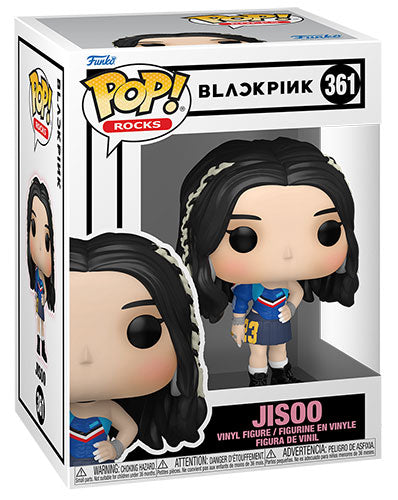 Funko Pop ! Rocks Blackpink - (361) Jisoo Figure Vinyl Rock Music 9Cm Nuovo