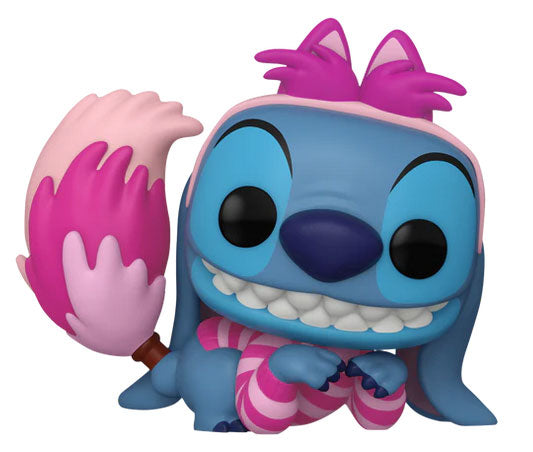 Funko Pop ! Disney Lilo & Stitch - (1460) Stitch Gatto Del Cheshire Alice Figure